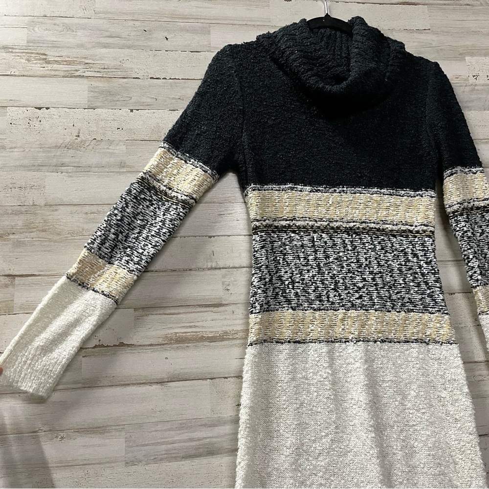 C Charming Charlie Cowl Neck Sweater Dress - Picture 2 of 7